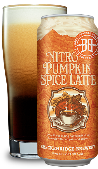Nitro Fall Seasonal Pumpkin Spice Latte - Breckenridge Brewery (433x735), Png Download