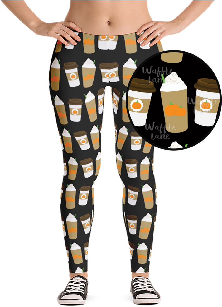 Pumpkin Spice Latte - Sotavi Champagne-purple Halftone Sneakers (722x1024), Png Download