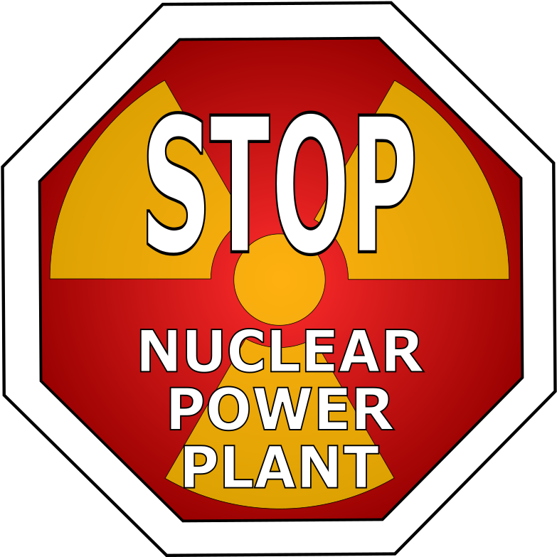 Nuclear Power Plant Symbol 1 Clipart Icon Png - Stop Nuclear Power Plant (800x800), Png Download