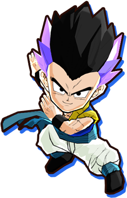 Gotenks - Dragon Ball Fusions Kid Goku Png (462x461), Png Download