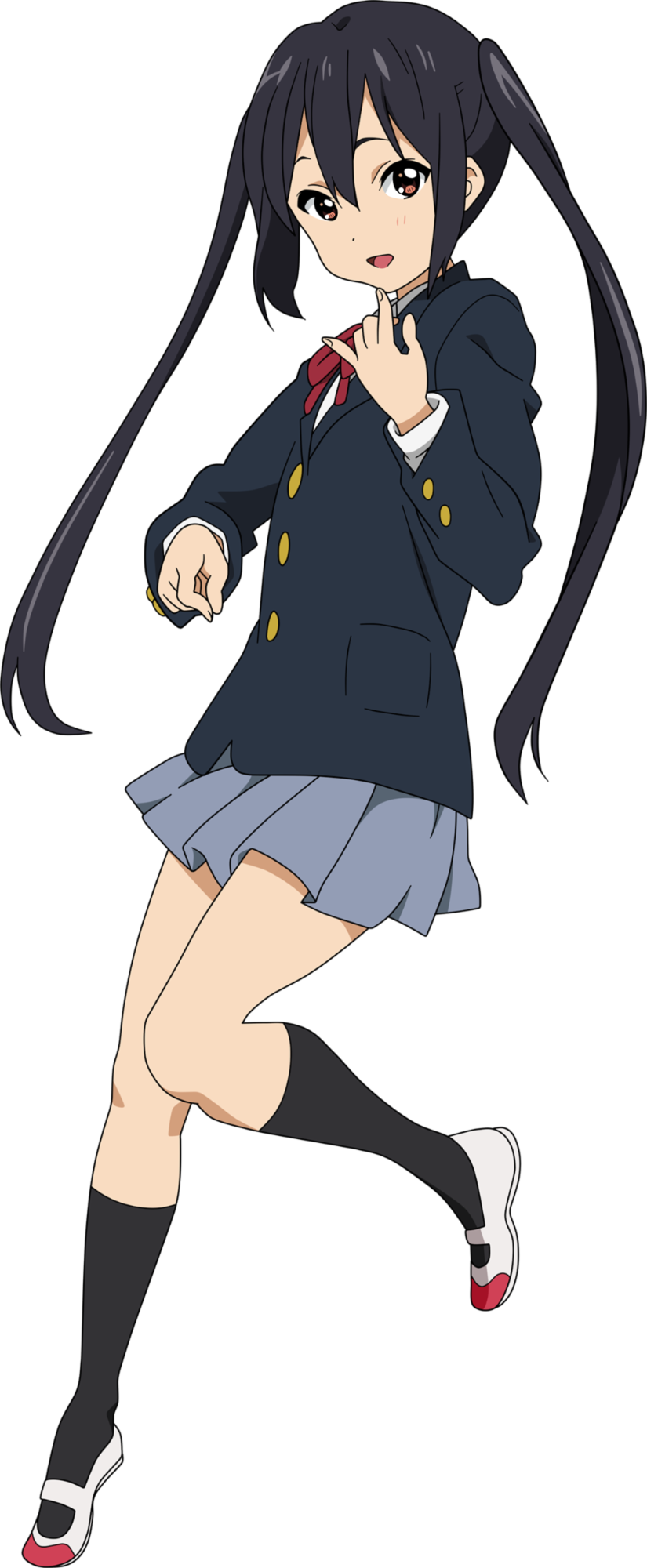 Azusa Nakano - Azusa Nakano Transparent (825x2000), Png Download