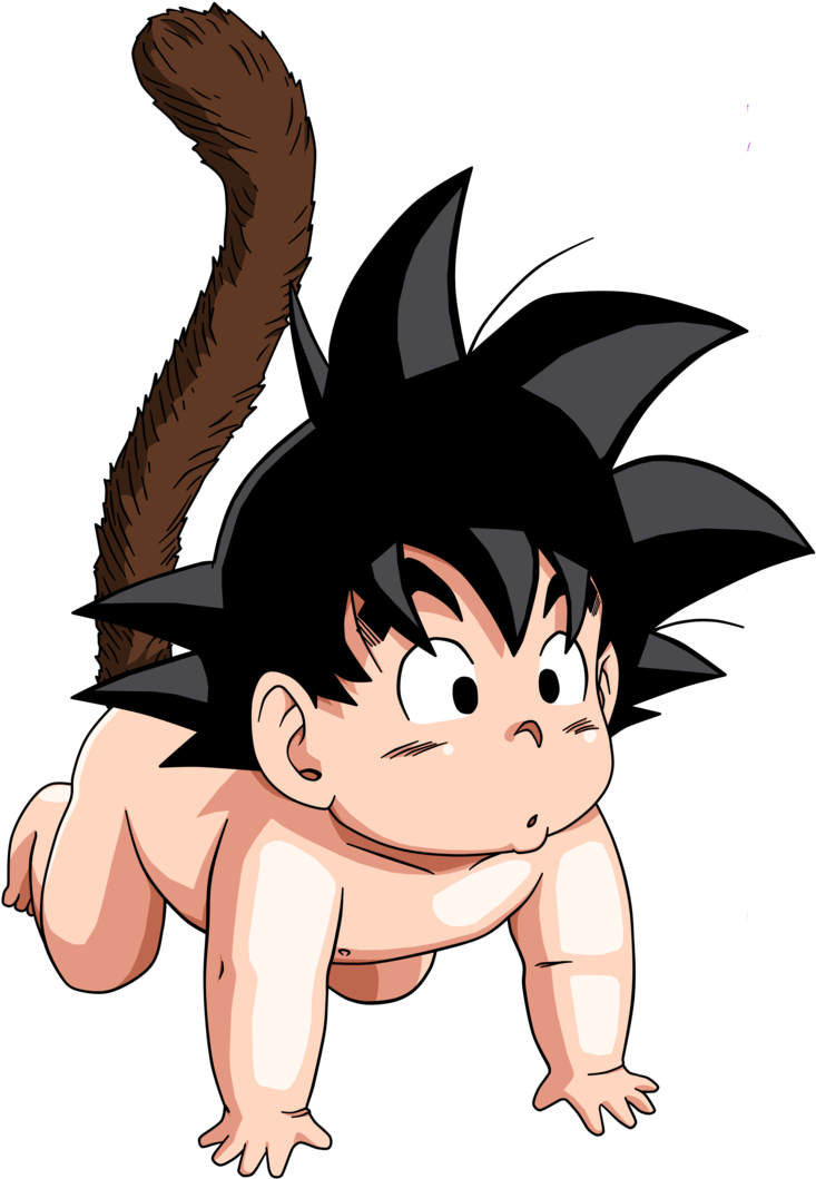 Baby Goku (748x1067), Png Download