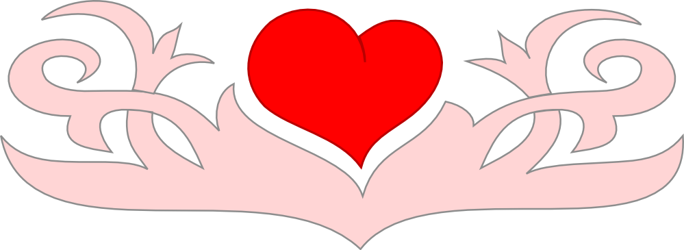 Love Hearts 3 Google Valentine 999px 65 - Love Art Tile Coaster (999x365), Png Download