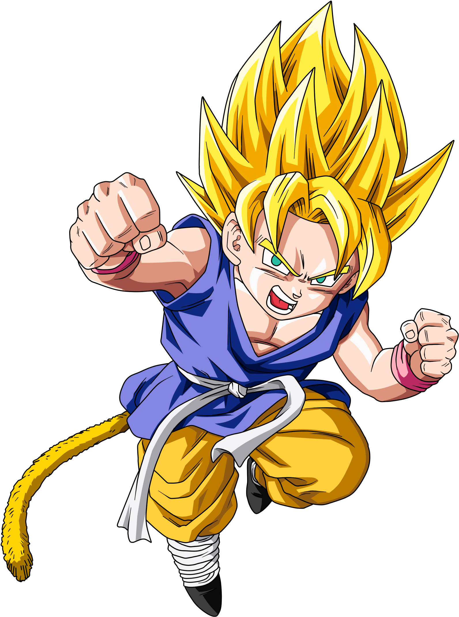 Free Download Goku Kid Ssj Clipart Goku Vegeta Goten - Imagenes De Dragon Ball Gt (900x1172), Png Download