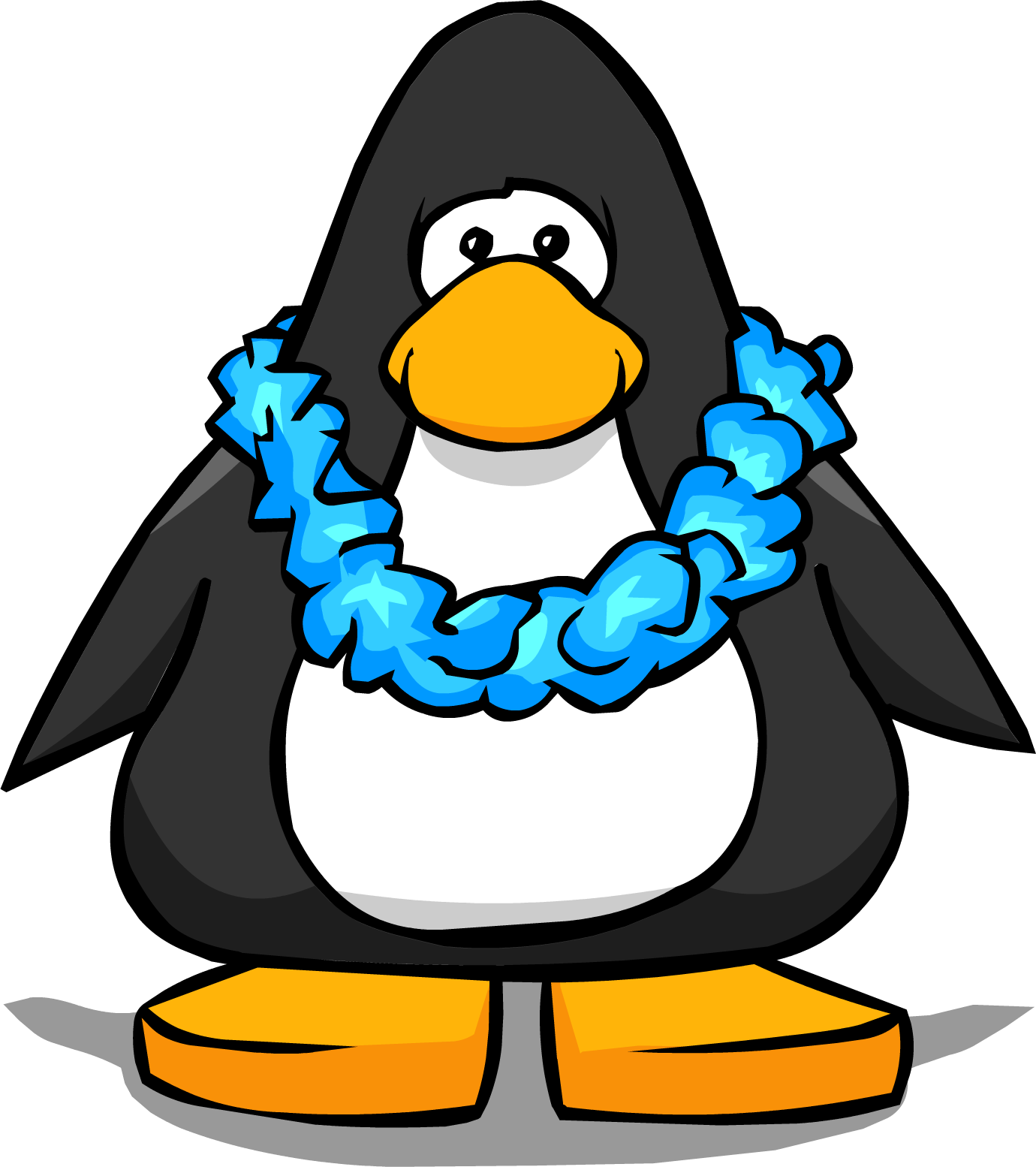 Blue Lei Pc - Penguin From Club Penguin (1380x1554), Png Download