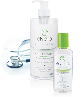 Rub Products Are Approved By The Geca - Elyptol - Antimicrobial Hand Sanitizer Spray - 16 Oz. (341x400), Png Download