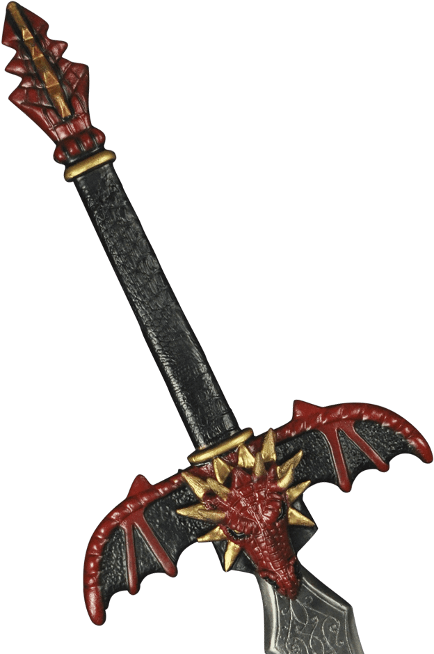 Kain Ii, The Dragon Master Sword - Dragon Sword Handle (637x961), Png Download