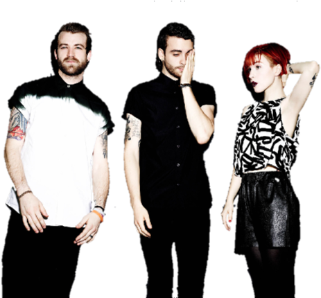 Paramore, Hayley Williams, And Jeremy Davis Image - Paramore (500x429), Png Download