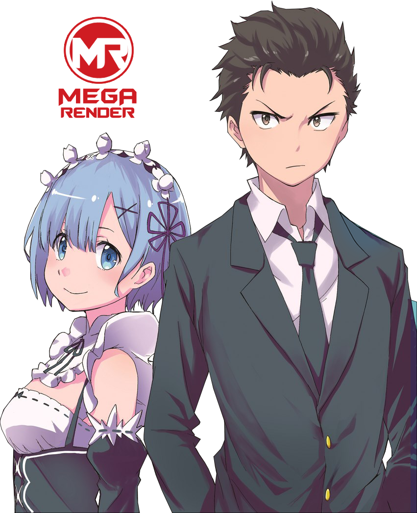 Render Re-zero Anime Subaru Natsuki & Rem - Re Zero Rem Pregnant (800x983), Png Download