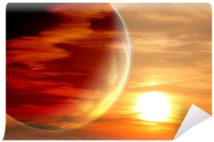 Poster: Frenta's Fantastic Sunset In Alien Planet, (400x400), Png Download