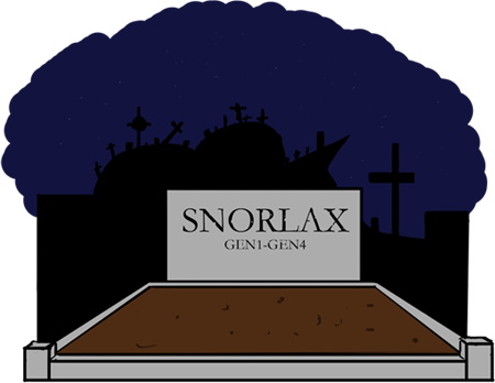 Fallenstars Snorlax - Dead Snorlax (450x348), Png Download