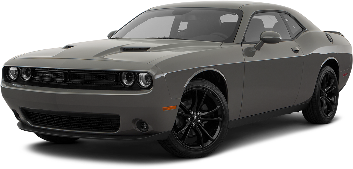 2018 Dodge Challenger - Dark Grey Challenger 2018 (1278x902), Png Download