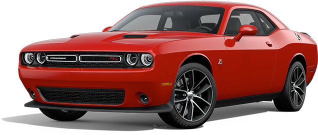 2015 Dodge Challenger Front View In Torred - 2015 Dodge Challenger Silver (638x304), Png Download