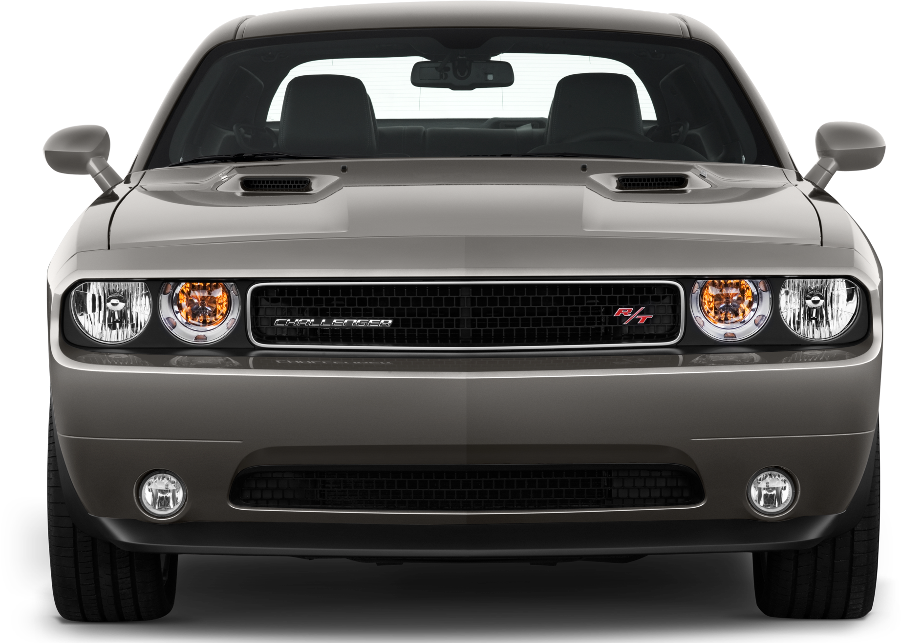 Dodge Challenger Clipart Dodge Hellcat - Dodge Challenger R T Front View (2048x1360), Png Download
