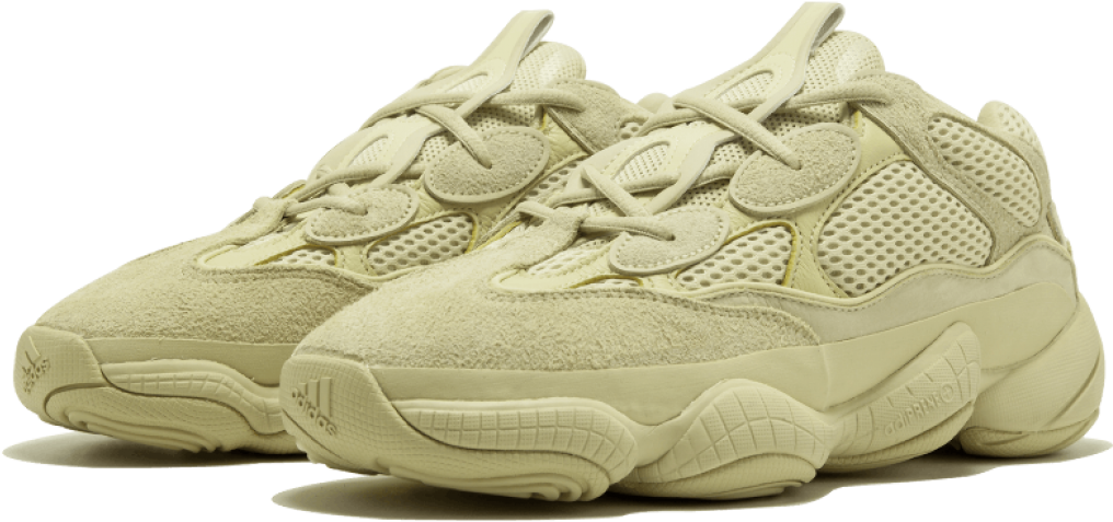 7 Mar - Yeezy 500 Super Moon Yellow (1200x675), Png Download
