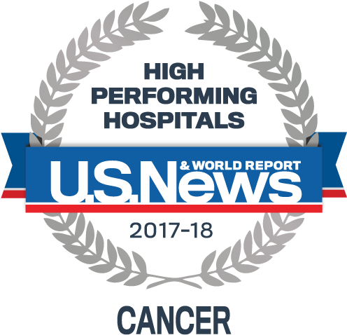 News & World Report Cancer Logo - Us News & World Report High Performing Hospitals (595x577), Png Download
