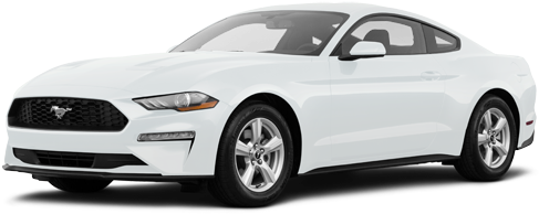 2018 Ford Mustang - 2016 Dodge Challenger Sxt White (640x316), Png Download