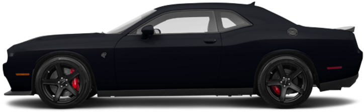 Pitch Black - 2018 Challenger T A 392 Purple (500x256), Png Download