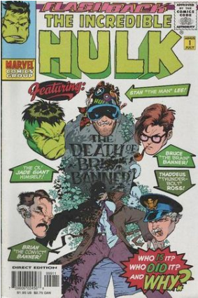 Купете Comics 1997 07 The Incredible Hulk 1 Flashback - Stan Lee Autographed The Incredible Hulk Comic Book- (425x425), Png Download