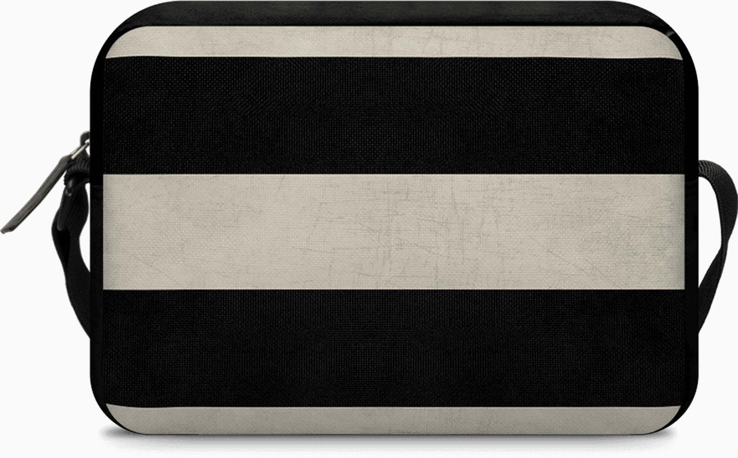 Dailyobjects Vintage Black Stripes - Messenger Bag (1449x900), Png Download