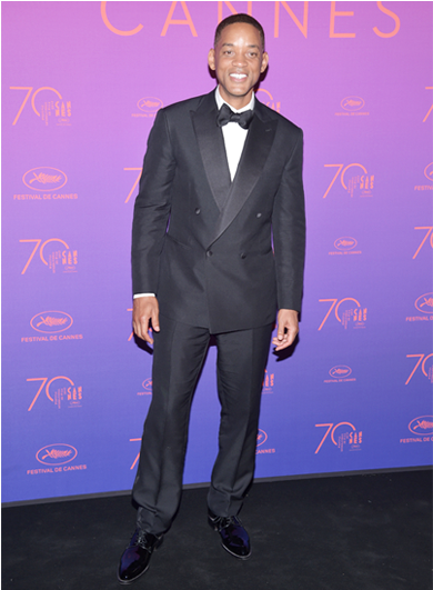 Will Smith - Will Smith Festival De Cannes (750x530), Png Download