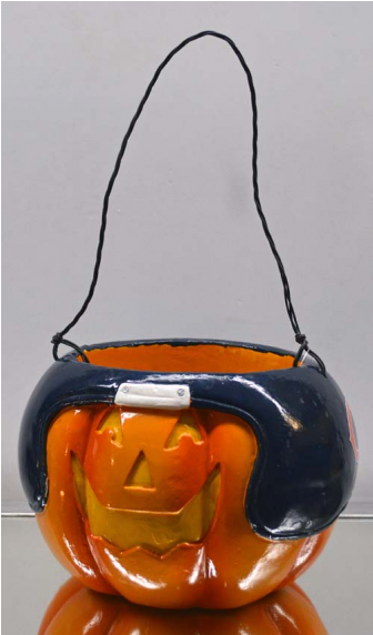 Chicago Bears Halloween Pumpkin Pail - Tote Bag (478x571), Png Download