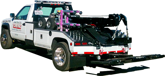 Santa Clarita City Towing Wrecker Truck - Tow Truck (707x336), Png Download