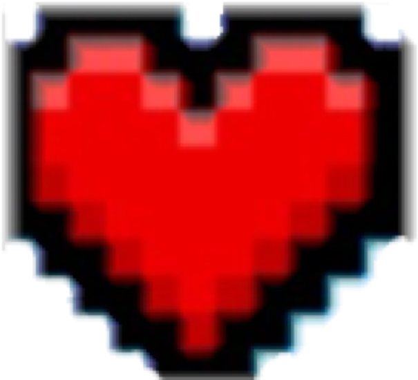 Hearth Sticker - Pixel Gun Png Sticker (640x556), Png Download