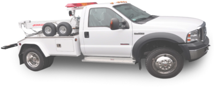Truck - Local - Motorcycle - Wrecker (733x446), Png Download