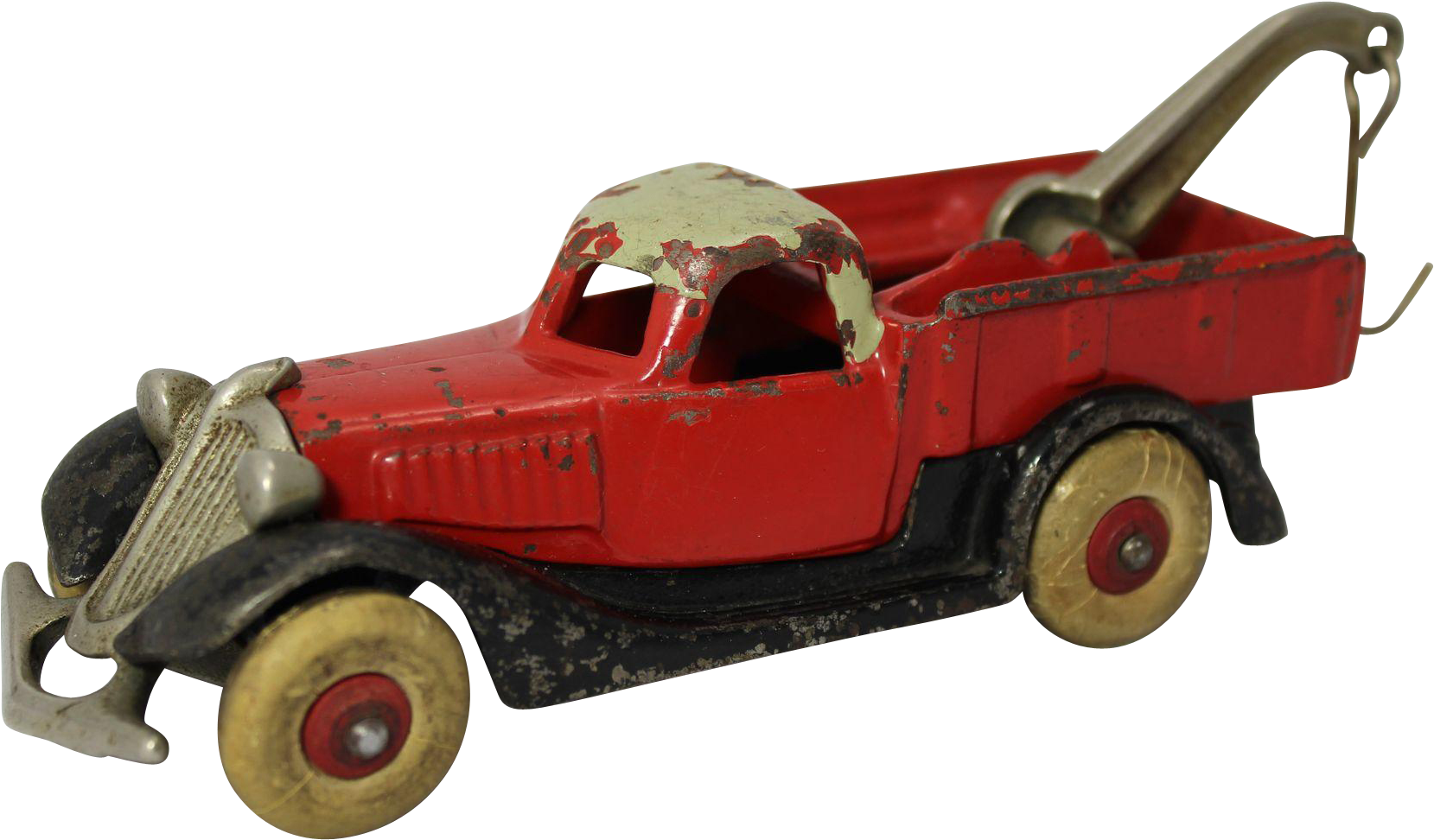 Hubley 3 Color Larger Size Terraplane Tow Truck/ Wrecker - Tow Truck (1658x1658), Png Download