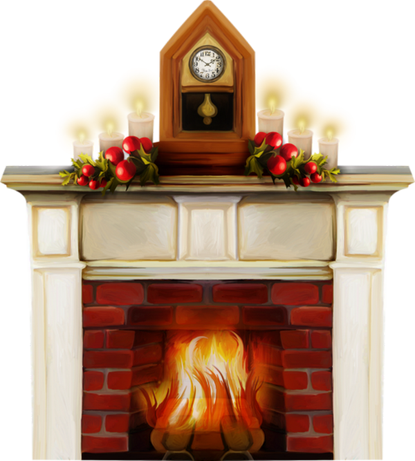 Cheminée De Noël Png, Tube - Christmas Day (600x667), Png Download