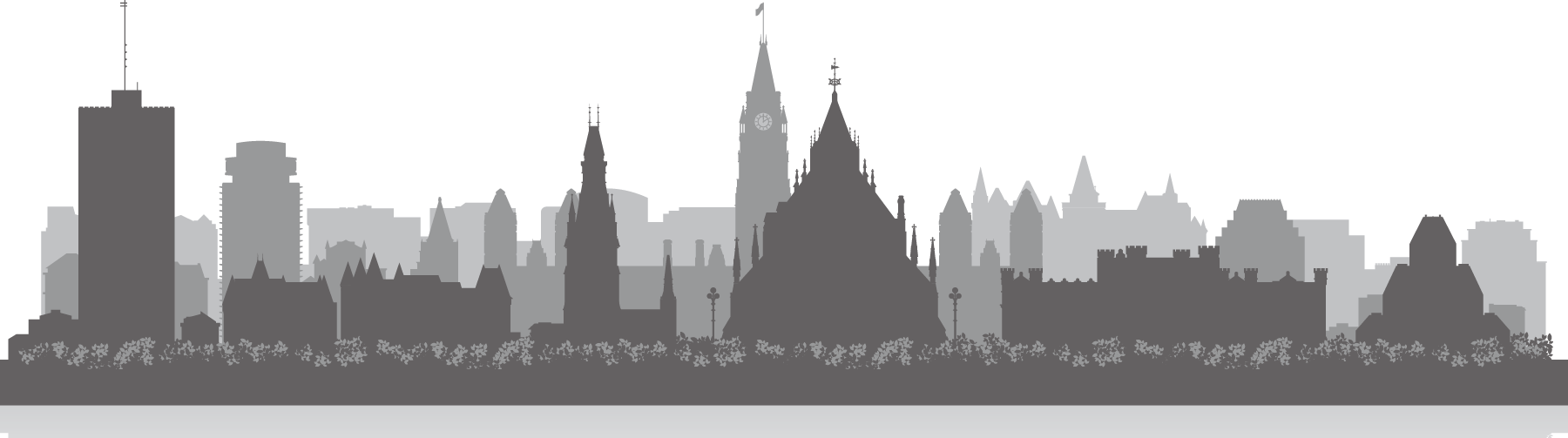 City Landscape Png - Ottawa City Landscape (1800x503), Png Download