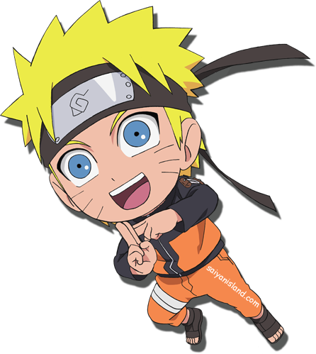 Not Naruto - - Namco Naruto Powerful Shippuden 3ds (446x499), Png Download