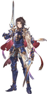 Lancelot A - Granblue Fantasy Lancelot (480x400), Png Download
