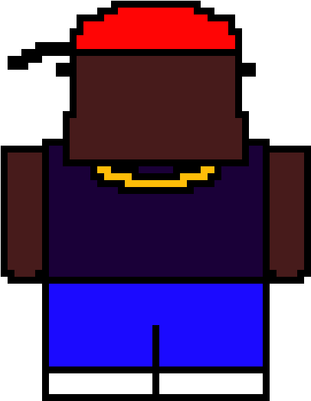 J-man Back - Pixel (640x660), Png Download