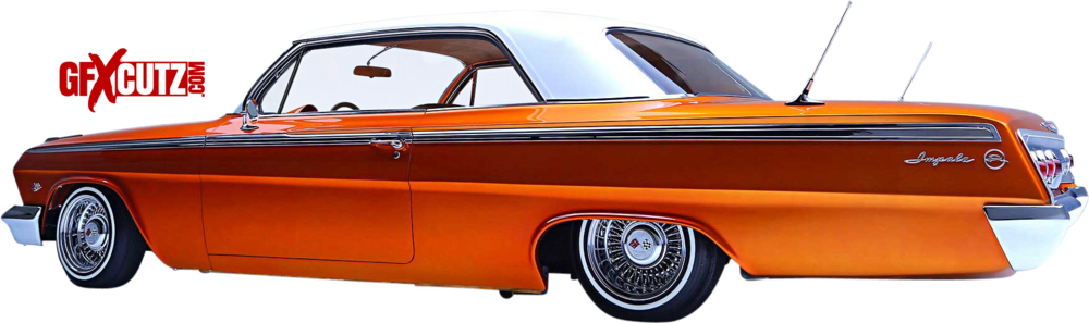 Lowrider - Lowrider Car On Transparent (1000x297), Png Download