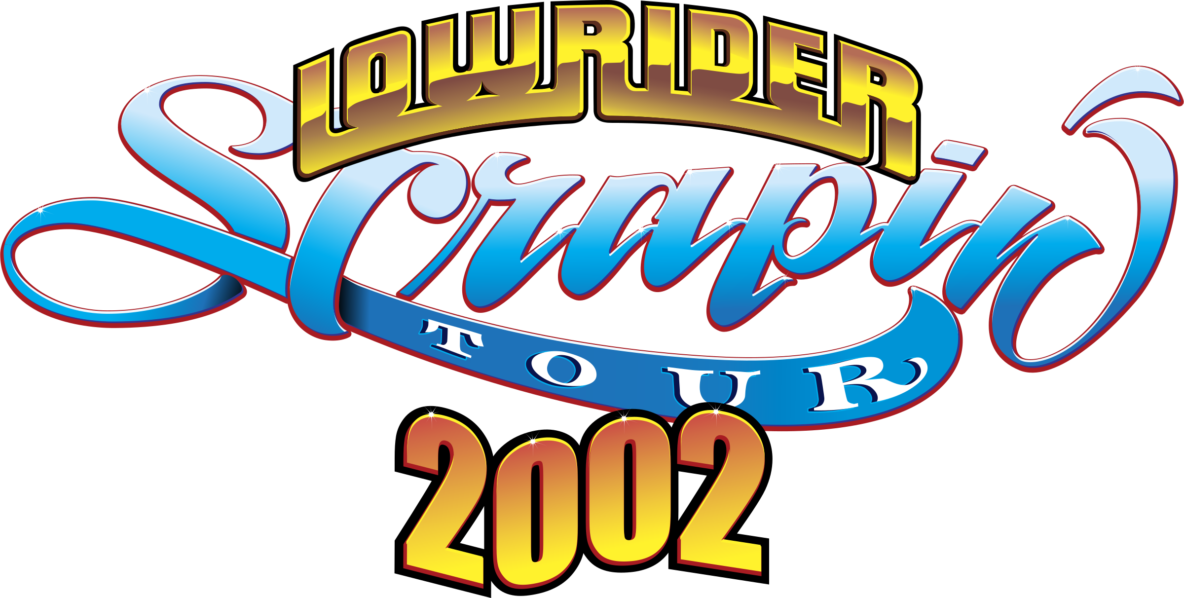 Lowrider Scrapin' Tour 2002 Logo Png Transparent - Lowrider (2400x1212), Png Download
