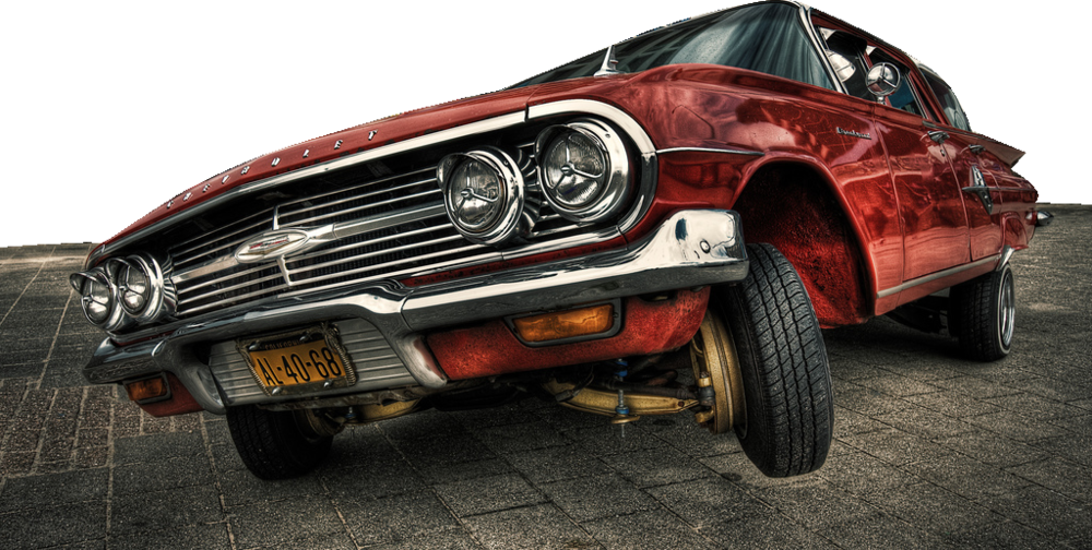 Lowrider On The Road (1000x504), Png Download