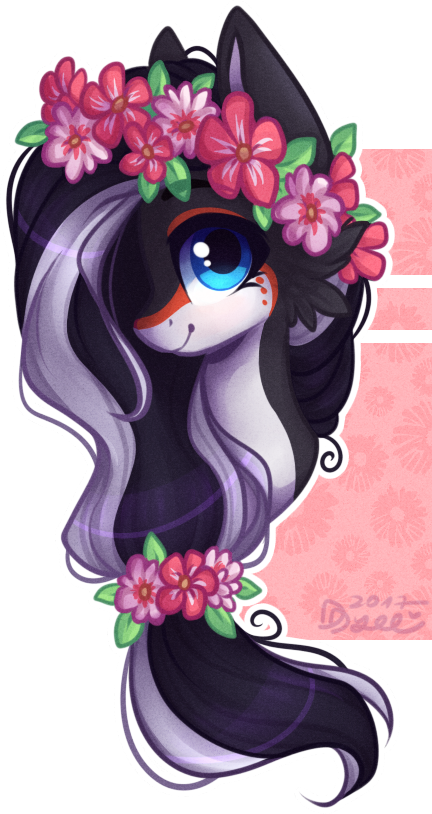 Speed Drawing Flower - D Dyee De Viantart (432x814), Png Download