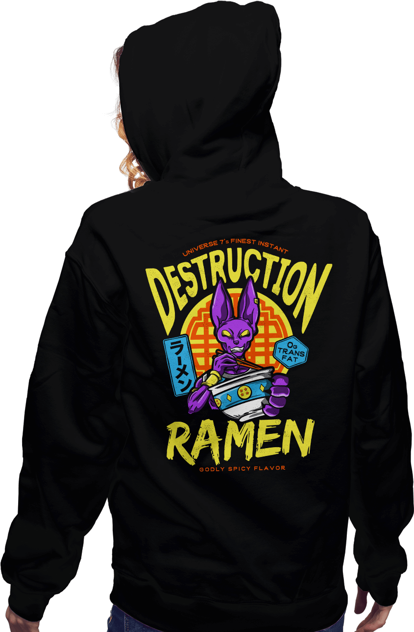 Beerus Ramen - Dragon Ball Beerus T Shirts (930x1294), Png Download