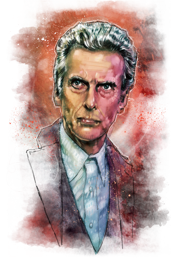 Portrait Painting Pudding (1024x887), Png Download