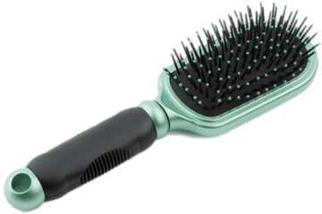 Hair Brush Black And Green - Things We Use For Personal Hygiene (400x400), Png Download