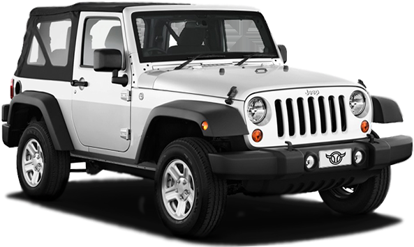 Jeep Wrangler Jeep Wrangler - Jeep Wrangler Blanco Descapotable (750x375), Png Download
