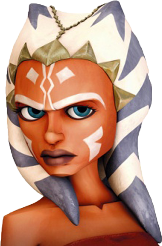 Ahsoka Tano By Iclijaroeb - Star Wars Ahsoka Face (769x1024), Png Download