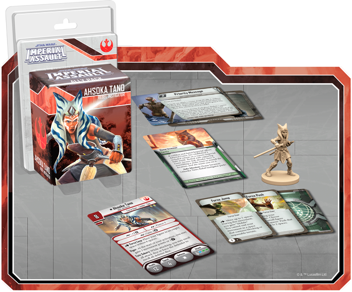 Ahsoka Tano Pack - Star Wars Imperial Assault Ahsoka Tano (700x581), Png Download