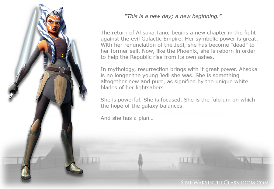 Rebirth - The Phoenix - Star Wars Rebels Ahsoka Transparent (900x632), Png Download