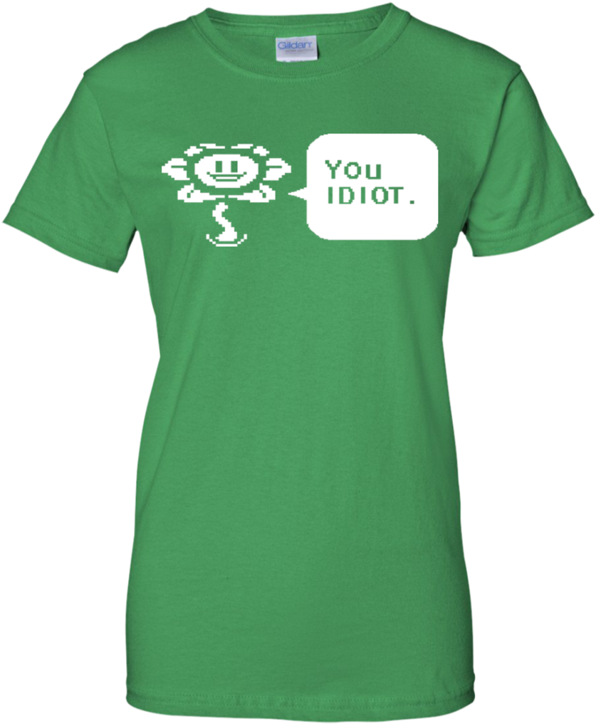 Undertale Shirt Undertale Flowey You Idiot Speech Bubble - Impeach Trump Not My President Tshirts (1024x1024), Png Download