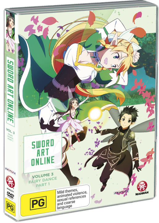 Sword Art Online Vol - Sword Art Online Dvd 3 (516x724), Png Download