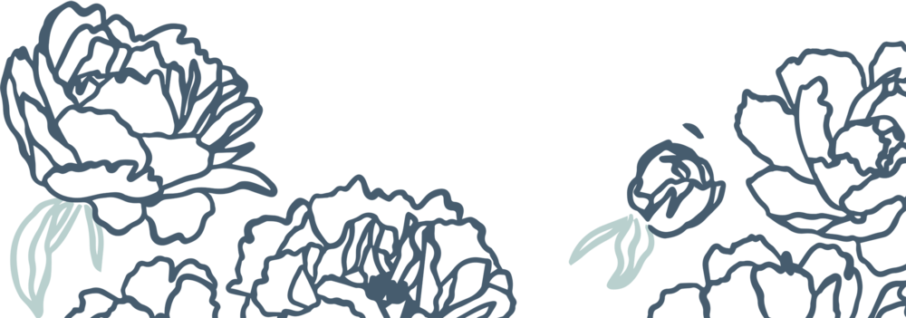 Page Footer Petals - Page Footer (1000x351), Png Download