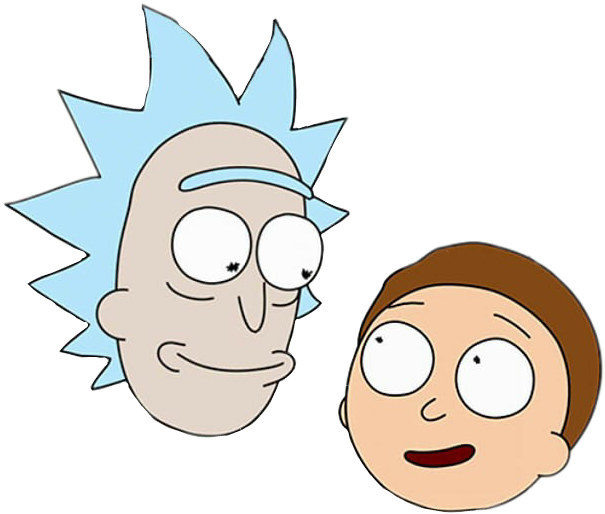 Rickandmorty Morty Ricksanchez Mortysmi - Rick And Morty Png (604x548), Png Download